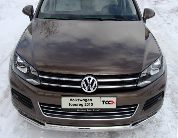 Volkswagen Touareg (10–) Защита передняя нижняя 60,3/60,3 мм