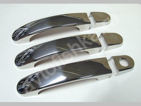 Volkswagen Transporter T5 (2003-) накладки на ручки дверей из нержавеющей стали, 3 шт.