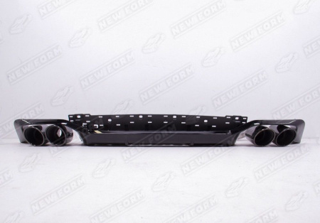 BMW X4 G02 рестайлинг 2021 - н.в. Диффузор заднего бампера с насадками на глушитель X4M F98