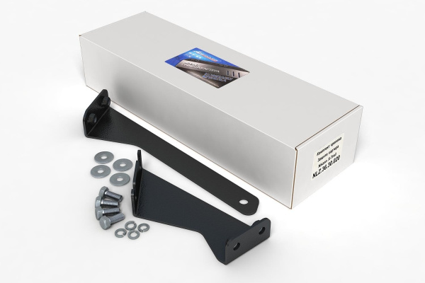 Комплект защиты заднего бампера и крепеж NISSAN X-Trail (2008-2014) (3мм) 2,0/2,5  МКПП/АКПП