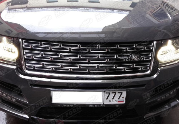 Land Rover Range Rover 4 поколение 2012 - 2017 Решетка радиатора Autobiography черная
