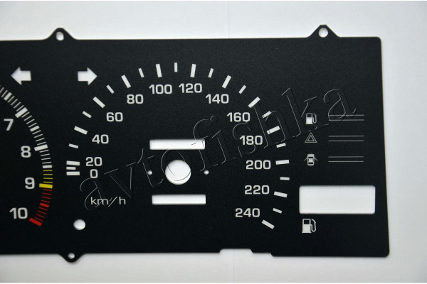 Toyota Corolla AE86 светодиодные шкалы (циферблаты) на панель приборов - классический дизайн