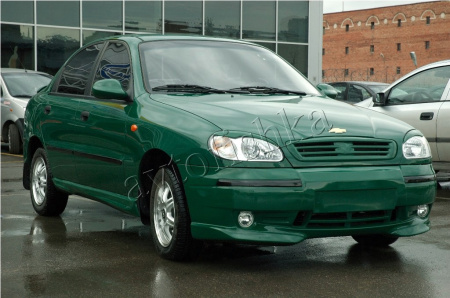 Chevrolet Lanos (05-10) аэродинамический обвес Delta для тюнинга