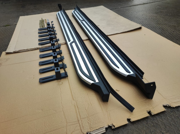 Volkswagen Tayron 2022 - н.в. штатные пороги (подножки) внешние OEM стиль