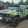 Hummer H3 (05-10)  козырек (спойлер) над стеклом
