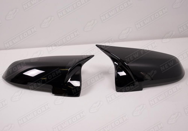 BMW 5 серия F10 2009 - 2017 Крышки (накладки) зеркал M5 черные половинки