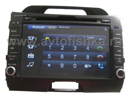 Kia Sportage (10-) автомагнитола с GPS навигацией, штатное головное устройство с HD экраном 8 дюймов, PMS