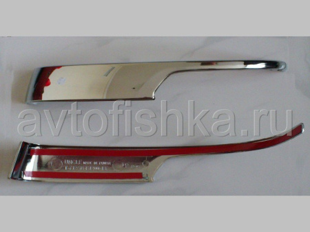 Toyota Land Cruiser 200 (2012-), Prado 150 декоративные пластиковые хромированные накладки на боковые зеркала, комплект 2 шт.