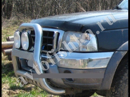 Дефлектор капота тeмный Ford Ranger 2003-2005