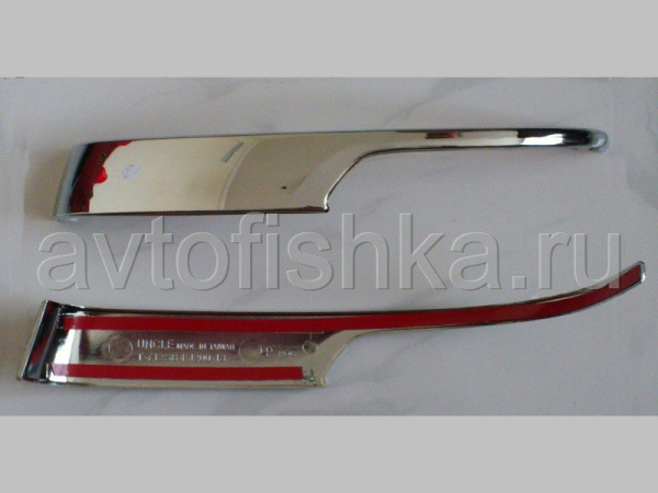 Toyota Land Cruiser 200 (2012-), Prado 150 декоративные пластиковые хромированные накладки на боковые зеркала, комплект 2 шт.