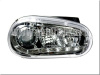 Volkswagen Golf 4 (98-03) фары передние линзовые хромированные, с нижней светодиодной подсветкой, комплект 2 шт.