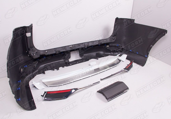 Toyota Land Cruiser LC 300 2021 - н.в. Задний бампер