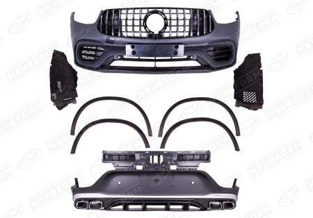 Mercedes-Benz GLC-Klasse C253 рестайлинг 2019 - н.в. Обвес 6.3 AMG хром