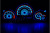 Ford Fiesta MK4 светодиодные шкалы (циферблаты) на панель приборов - дизайн 2