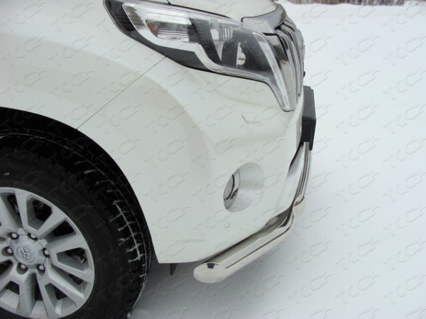 Toyota Land Cruiser Prado (09–/13–) Защита передняя нижняя 76,1/75 мм