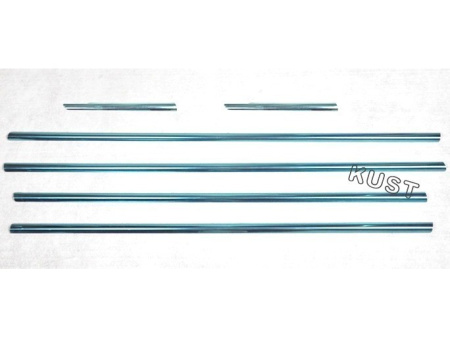 Chevrolet Cruze (08-) наружние планки оконных рамок дверей из нержавеющей стали, комплект 6 шт.