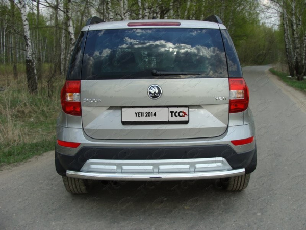 Skoda Yeti (14–) Защита задняя 60,3 мм