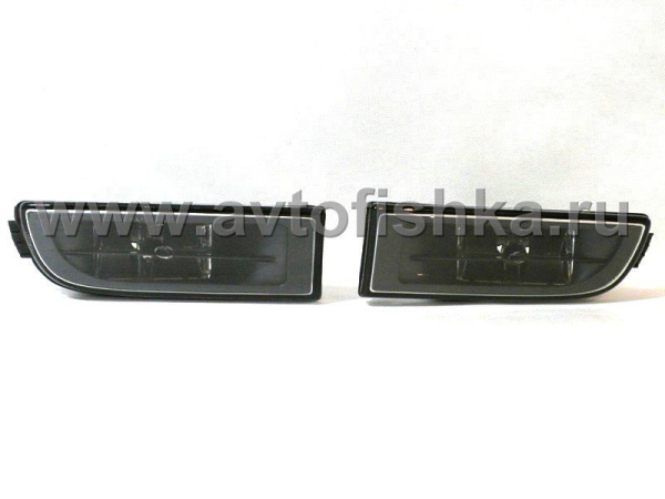 BMW 7 E38 (94-01) фары передние противотуманные черные, комплект 2 шт.