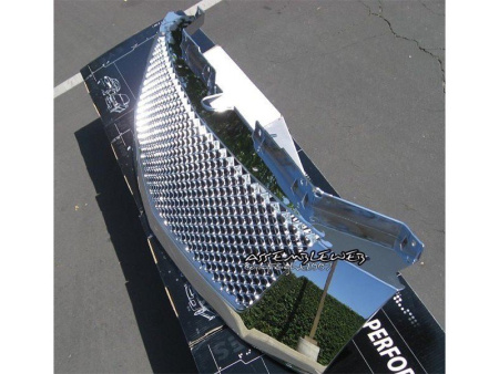 Cadillac Escalade, Escalade EXT, ESV (07-) решетка радиатора хромированная пластиковая, сетка, классический дизайн