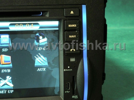 Mitsubishi Pajero 4 (06-) автомагнитола с GPS навигацией, штатное головное устройство с HD экраном 7 дюймов, PMS TPJ-8087GB