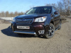 Subaru Forester (13–) Защита передняя (овальная короткая) 75х42 мм