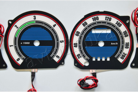 Ford Transit светодиодные шкалы (циферблаты) на панель приборов