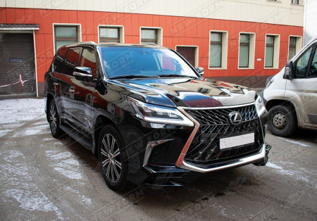 Lexus LX 450d 2015 - н.в. Обвес TRD Superior полный комплект черный перламутр