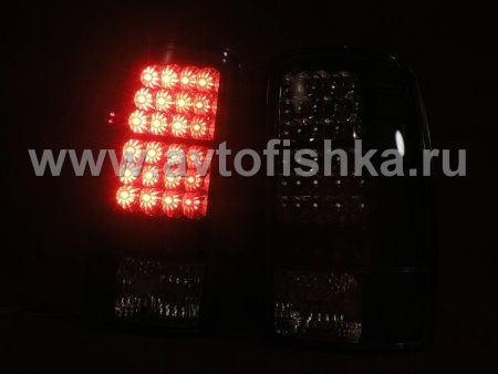 Chevrolet Tahoe, Suburban, GMC Yukon, Denali (99-06) фонари задние светодиодные черные, комплект 2 шт.