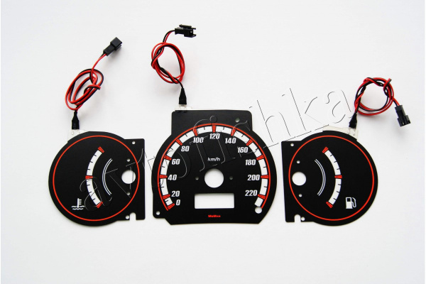 Mitsubishi Colt (96 - 03) CJ0 светодиодные шкалы (циферблаты) без оборотов в минуту - дизайн 1