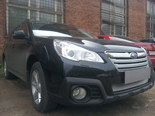 Subaru Outback (14–) Защита радиатора Premium, хром
