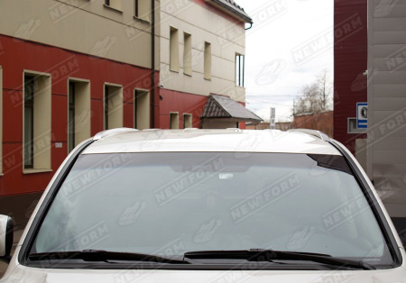 Toyota Land Cruiser LC 200 (1 рестайлинг) 2012 - 2015 Рейлинги стиль Lexus серебристые