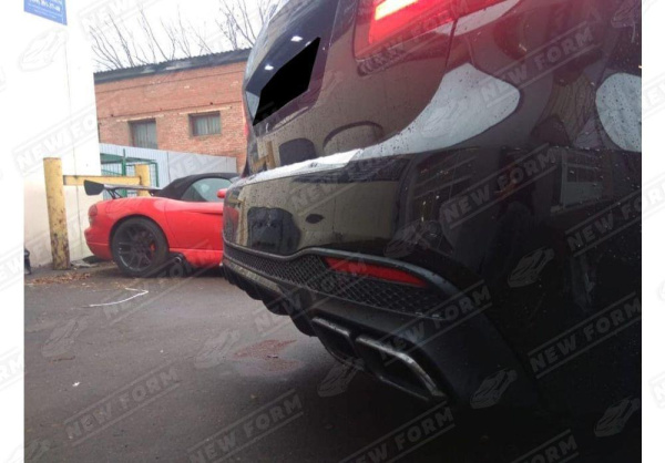 Mercedes-Benz GLS-Klasse X166 2015 - 2019 Насадки на глушители 6.3 AMG черные