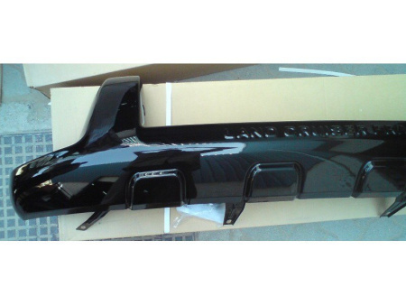 Toyota Land Cruiser Prado 150 (2009-) накладка на передний бампер, защита пластиковая, с надписью "Land Cruiser Prado", под покраску.