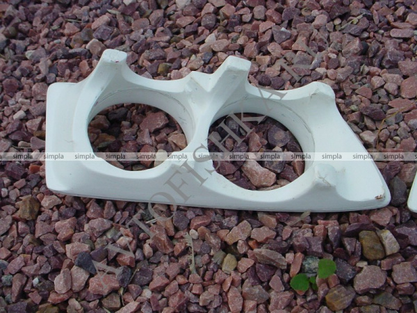 Mercedes GL-Class X164 (06-09) Адаптеры в передний бампер под модульную оптику D87mm (комплект)