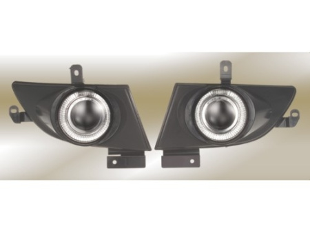 Hyundai Sonata (05-07) фары противотуманные линзовые, со светящимися ободками, комплект 2 шт.