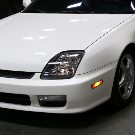 Honda Prelude (96-01) фары передние черные, комплект 2 шт.