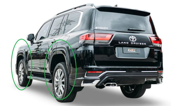 Toyota Land Cruiser 300 (2021-) Расширители арок (фендеры) Modellista
