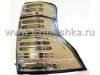 Toyota Land Cruiser Prado 150 (10-) фонари задние светодиодные хромированные, дизайн Lexus, комплект 2 шт.