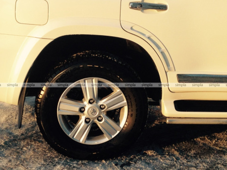 Toyota Land Cruiser 200 (2012+) расширители колесных арок, комплект 10 шт.