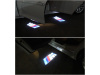 Штатная подсветка дверей со светящимся логотипом Motorsport для BMW E90 E92 E93 F10 F30 M3 M5 M6 E63 E64 E65 E68 F15 F16 E85 E60, комплект 2 шт.