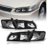 Toyota Camry V20 (00-01) SXV20, MCV20 фары передние черные, комплект 2 шт.