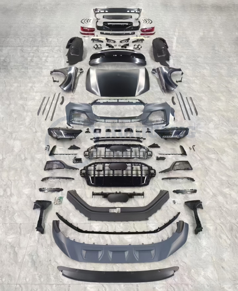 Обвес S-line для Audi Q7 4L (05-15) с рестайлинг комплектом в версию кузов 4M 2019+