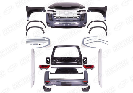 Toyota Land Cruiser LC 200 2007 - 2012 Комплект для рестайлинга в TLC300 без зеркал и порогов