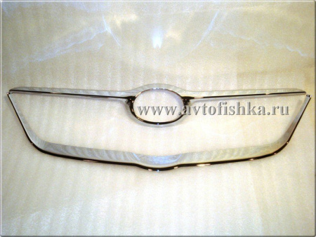 Toyota Corolla (06-10) хромированная рамка решетки радиатора, хромированные молдинги, комплект 2 предмета