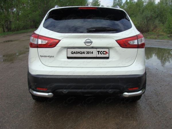 Nissan Qashqai (14–) Защита задняя (уголки) 60,3 мм