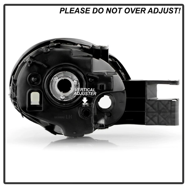 Dodge Neon (03-05) фары передние линзовые черные, комплект 2 шт.