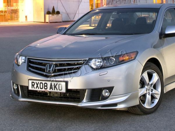 Honda Accord 8 (08 – 10) юбка переднего бампера Type S
