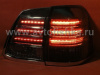 Toyota Land Cruiser 200 (2008-) фонари задние светодиодные тонированные, дизайн Lexus LX570, комплект лев.+прав.
