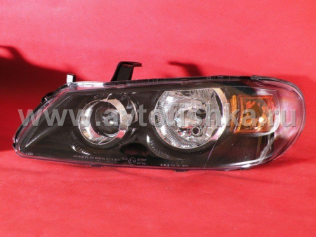 Nissan Almera II N16 (00-06) фары передние черные, комплект 2 шт.