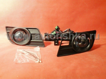 Suzuki Swift (04-) фары противотуманные с рамками, установочный комплект